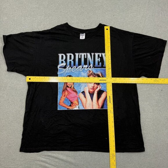 Britney Spears Graphic Black Tee Size 2XL - Picture 5 of 6